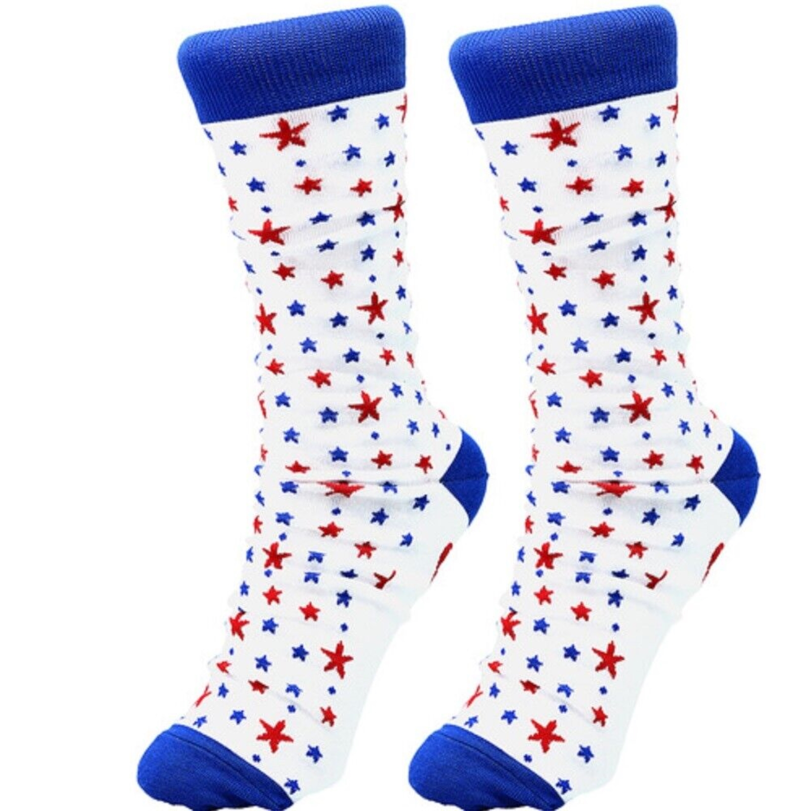 Pavilion Beach Patriotic Red White Blue Stars M/L Unisex Cotton