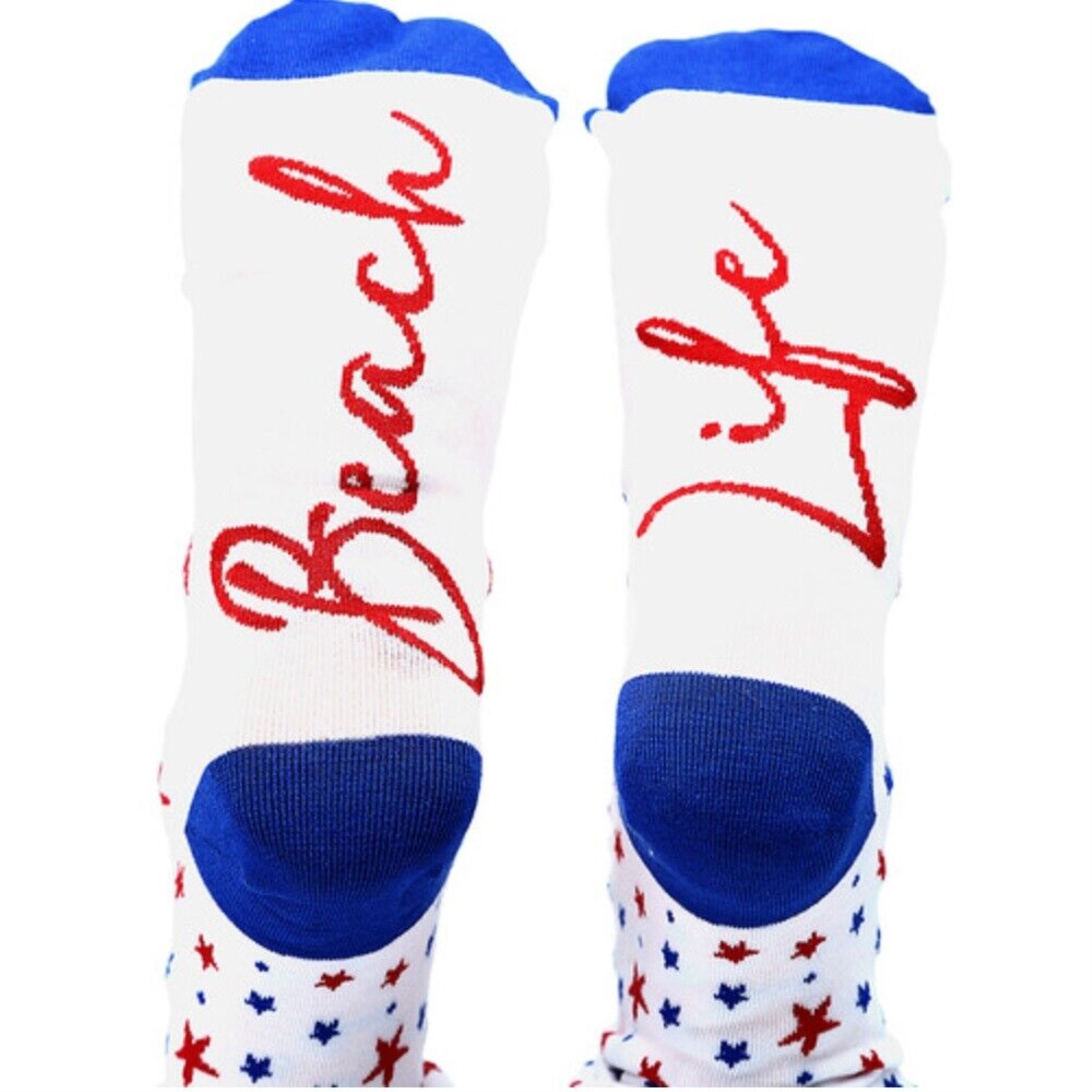 Pavilion Beach Patriotic Red White Blue Stars M/L Unisex Cotton