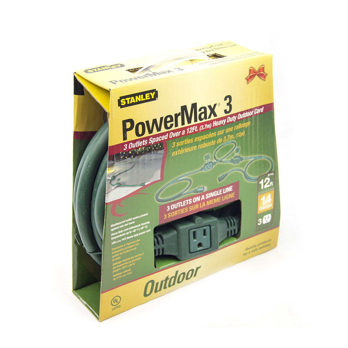Stanley PowerMax 3 Outdoor 12 Foot Heavy Duty Cord 686140567711 eBay