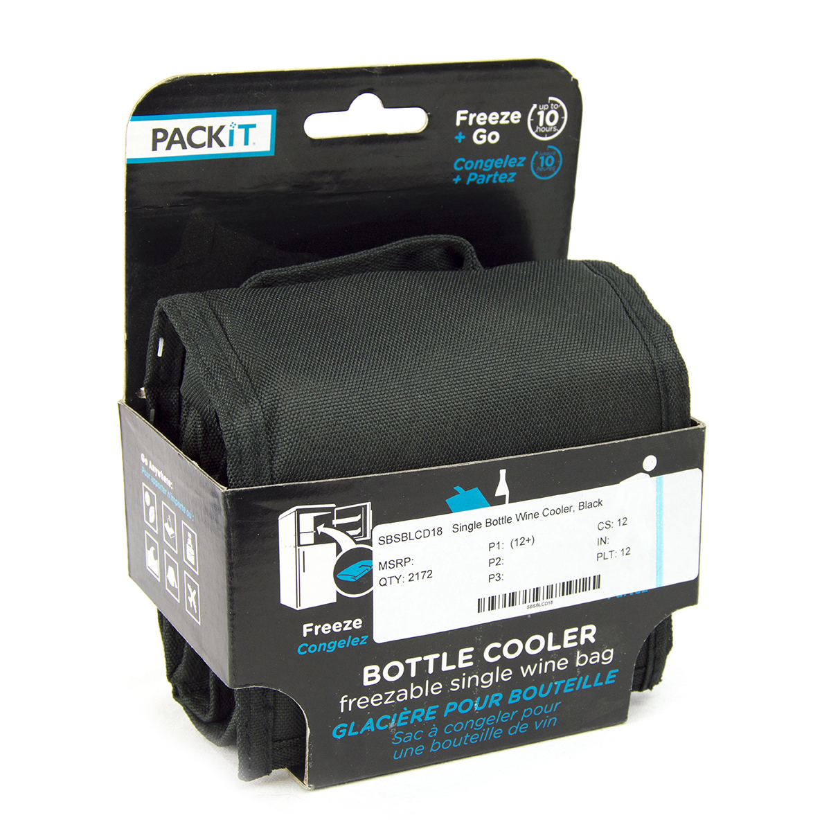 PackIt Wine Cooler Bag, Black 858462002816 | eBay